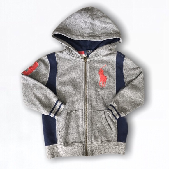 polo sweatshirt zip up